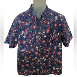 REYN SPOONER Tailored Boy Scouts of America Aloha Hawaiian Shirt Men XL
